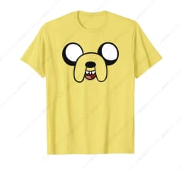 تي شيرت Jake Big Face برسوم جرافيك تي شيرت نسائي لطيف وأنيق ورائع وعصري