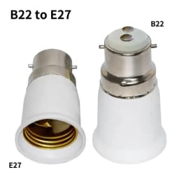 B22 إلى E27 لمبة المقبس عالية الجودة قاعدة مصابيح محول محول الكمبيوتر مصباح مقاوم للحريق حامل ل Led لمبة الذرة الأضواء 110 فولت 220 فولت