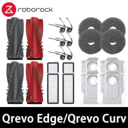 Roborock Qrevo 5AE / Curv / CurvC / Curv S5X 5A1 5XC / Edge / EdgeC / Edge S5A 5V1 أجزاء فرشاة تصفية ممسحة حقيبة