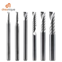 1 قطعة AAAAA CNC الاكريليك الخشب الألومنيوم قاطعة المطحنة 1-12 مللي متر ثلاثية الأبعاد النقش واحد الناي طحن بت دوامة نهاية مطحنة النجارة