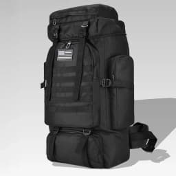 80L/100L حقيبة تسلق الجبال حقيبة التسلق حقائب الظهر التكتيكية حقيبة ظهر كبيرة في الهواء الطلق المشي لمسافات طويلة التخييم حقائب السفر