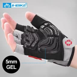 INBIKE للصدمات هلام الوسادة قفازات ركوب الدراجات نصف اصبع الرياضة قفازات الرجال النساء الصيف دراجة رياضة اللياقة البدنية قفازات قفازات الجبلية IF239