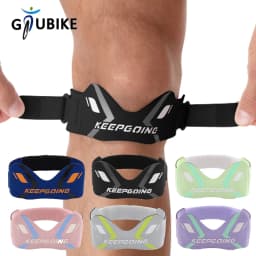 GTUBIKE 1 قطعة الرضفة الفرقة حماية الرضفة الركبة وتر دعم حزام هدفين قابل للتعديل امتصاص ضغط الوسادة كرة السلة