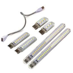 USB صغير كتاب أضواء المحمولة USB LED مصابيح تيار مستمر 5 فولت الترا برايت القراءة مصباح لبنك الطاقة التخييم أجهزة الكمبيوتر المحمولة USB أضواء ليلية