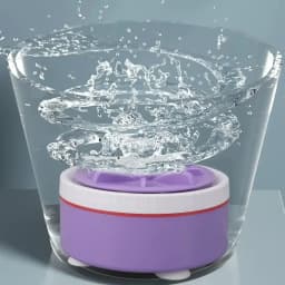 غسالة USB صغيرة محمولة توربينات مدمجة للملابس الداخلية والجوارب مع 3 سرعات قابلة للتعديل تصميم موفر للمساحة للمسكن والسفر