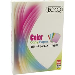 روكو كولور ورق تصوير، سادة، بيج، A4، 80 gsm، 400 ورقة