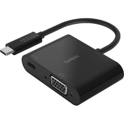 بيلكن USB-C الى VGA مع منفذ تمرير USB-C PD واط 60 بقدرة محول،