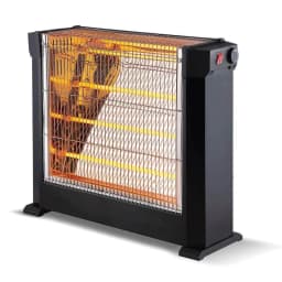 كومتيل دفاية كهربائية، 4 شمعات، 2200 واط، أسود - KS-2760