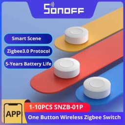 SONOFF SNZB-01P مفتاح زيجبي اللاسلكي الذكي 1-10 قطعة المشهد الذكي عبر eWeLink التحكم في اتجاهين مع مفتاح TX Ultimate NSPanel Pro