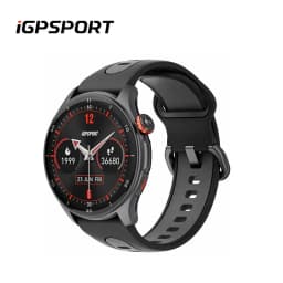 iGPSPORT LW10 1.43in AMOLED شاشة مراقبة معدل ضربات القلب بلوتوث دعوة GPS الرياضة اللياقة البدنية الأكسجين في الدم لتشغيل الدراجات
