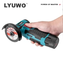 مطحنة زاوية صغيرة من LYUWO، مطحنة تعبئة لقطع الماس، أداة طاقة لاسلكية، 12 فولت