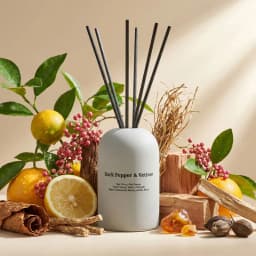 موزع عطور بالأعواد سيراميك دارك بيبر وفيتيفر - لومن - 150 مل
