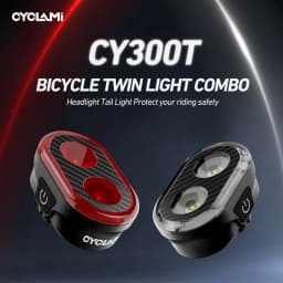 CYCLAMI CY300T دراجة ذكية الفرامل الاستشعار الجبهة الخلفية ضوء مقاوم للماء أضواء الدراجة الجبلية الطريق الدراجات الملحقات
