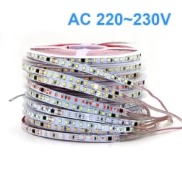 AC220V 230 فولت 5 متر 600 LED قطاع 2835 120 المصابيح/م شريط مصابيح المنزل أحمر الجليد الأزرق الأخضر الأصفر الوردي مرنة وقابلة للقطع لينة شريط مصابيح