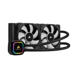 مبرد معالج مائي Corsair iCUE H100i RGB Pro XT 240mm أسود