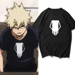 تي شيرت نسائي عصري عالي الجودة كاجوال صيفي My Hero Academia Bakugo مطبوع موضة الصيف بأكمام قصيرة Harajuku