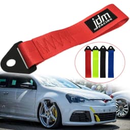 عالية القوة النايلون سحب حزام العالمي JDM سباق السيارات سحب السيارات مقطورة الحبال المصد الأمامي والخلفي مقطورة سحب حزام ديكور