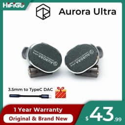 سماعات أذن ROSESELSA Aurora Ultra 1DD+1 مستو مزدوجة السائق هجينة داخل الأذن سماعات أذن للألعاب HiFi مع 3.5 ملم إلى النوع C DAC
