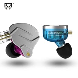 KZ ZSN برو في الأذن سماعات الهجين التكنولوجيا 1BA + 1DD HIFI باس سماعات أذن معدنية الرياضة إلغاء الضوضاء سماعة مراقبة