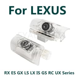 LED باب السيارة شعار العارض ترحيب شبح الظل إكسسوارات مضيئة لكزس RX ES GX LS LX IS GS RC UX سلسلة IS250 IS300 IS350