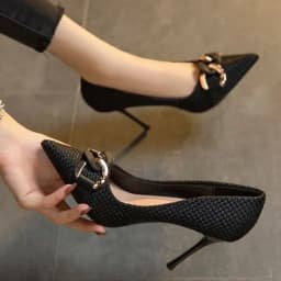 أحذية نسائية بكعب عالٍ مدببة الطرف، أحذية رسمية للنساء، عرض ساخن وعصري، أحذية صيفية أنيقة بكعب عالٍ للنساء