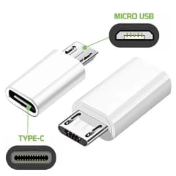 محول شحن صغير من النوع C إلى Micro USB Android لهاتف Samsung Xiaomi Huawei Usbc إلى Microusb V8 Sync Charger Jack