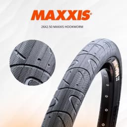 إطار دراجة MAXXIS Hookworm مقاس 26×2.5، إطار سلكي للدراجات الهوائية BMX، مناسب للقيادة في الشوارع والحدائق والمسطحات المفتوحة، متوفر بأحجام 20 و24 و26 و27.5 و29 بوصة