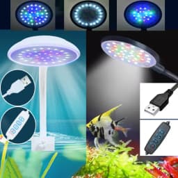 5 واط/7 واط LED 5 فولت USB خزان الأسماك كليب مصباح تزيين Led الطيف الكامل التحكم مصباح الطحالب مصباح صغير الزينة خزان صغير الإضاءة