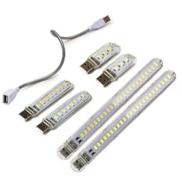USB صغير كتاب أضواء المحمولة USB LED مصابيح تيار مستمر 5 فولت الترا برايت القراءة مصباح لبنك الطاقة التخييم أجهزة الكمبيوتر المحمولة USB أضواء ليلية