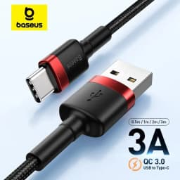Baseus USB Type C Honor شاومى سامسى شحن سريع للغاية شاحن USB C سلك