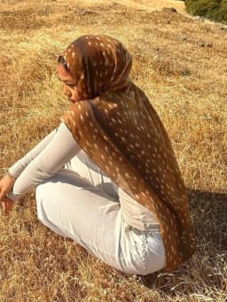 1 قطعة الحجاب المائية طباعة المرأة البوهيمي لينة الإسلام رمضان مسلم الحجاب Foulard فام شال التفاف وشاح الحجاب