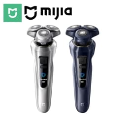 ماكينة حلاقة كهربائية MIJIA Pro – 360 ° ماكينة حلاقة بتصميم رأس عائم، وقفل حلقي مزدوج، وشاشة ملونة ذكية، ومقاومة للماء بمعيار IPX8 للاستخدام الرطب والجاف، ومنفذ USB-C، وبطارية تدوم طويلاً.