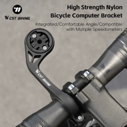 حامل كمبيوتر الدراجة من WEST BIKING لأجهزة Garmin/Bryton/Wahoo، حامل لعداد السرعة وأضواء الدراجة والكاميرا، ملحقات دراجات الطرق الوعرة والطرق العادية
