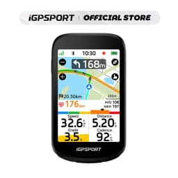 جهاز كمبيوتر للدراجات من iGPSPORT BSC500 بشاشة تعمل باللمس، مزود بنظام تحديد المواقع العالمي (GPS) وخرائط عالمية، ونظام ملاحة لاسلكي، مع جرس رقمي للدراجات.
