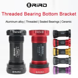 RIRO دراجة السيراميك أسفل قوس BB68/BB92 68/73 مللي متر الخيوط BB الجبلية مختومة محامل الطريق الدراجة 1.37/24 مللي متر رمح Univesal أجزاء