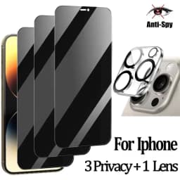 iPhone 16 17 18 15 14 pro زجاج مقسى للخصوصية لـ iphone 15 14 13 12 11 pro max iphone14 iphone13 iphone16 iphone 16 pro واقي شاشة مضاد للتجسسiphone 14pro