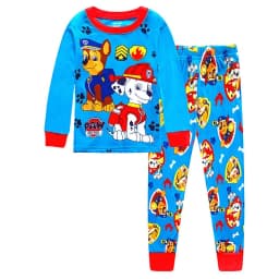 ملابس نوم للأطفال من PAW Patrol للربيع والخريف بأكمام طويلة للأولاد، بيجامات للأطفال، ملابس نوم كرتونية للبنات، ملابس منزلية مكونة من قطعتين