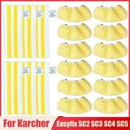 ممسحة القماش الخرق أجزاء ل Karcher Easyfix SC2 SC3 SC4 SC5 مكنسة كهربائية استبدال ستوكات تنظيف غطاء مراتب مضاد للماء عالي الجودة ممسحة البخار