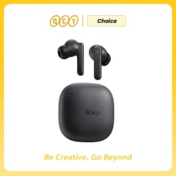 QCY Buds TWS سماعات بلوتوث 5.3 لاسلكية 10 ملم سائق ديناميكي AI الرياح الحد من الضوضاء ياربود 0.68S الكمون المنخفض 35H سماعة