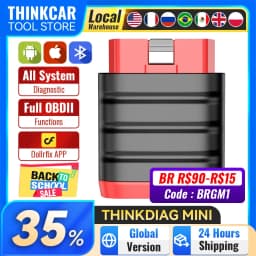 THINKCAR Thinkdiag بلوتوث صغير Obd2 الماسح الضوئي أداة تشخيص النظام الكامل ماسح ضوئي للسيارة تحقق محرك ضوء خطأ رمز القارئ أداة