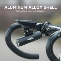 XOSS XL400/800/1200 إضاءة دراجة هوائية الألومنيوم الجبهة ضوء للدراجات قابلة للشحن الجبلية الجبهة مصباح المصابيح الأمامية اكسسوارات الدراجة
