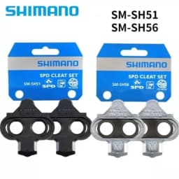 دواسات شيمانو SPD SM SH51 SH56 للدراجات الجبلية MTB مع مشابك للركوب