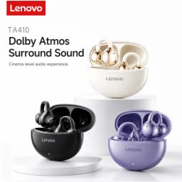 TA410 لينوفو سماعة رأس رياضية أنيقة قابلة للتعليق، سماعات أذن معلقة، TWS HIFI ACC ستيريو، مكالمات عالية الدقة، سماعة ذكية، هدايا عيد الحب