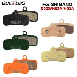 BUCKLOS دراجة الفرامل الوسادة ل SHIMANO N03A H03A D03S الجبلية الطريق دراجة الصحن الهيدروليكي منصات مقاومة للاهتراء الدراجات قرص الفرامل منصات