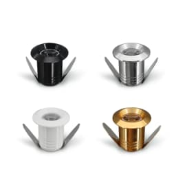 4/10 قطعة 1 واط 3 واط أضواء LED صغيرة 110V220V 12 فولت 20 مللي متر انقطاع راحة النازل مصباح السقف عرض عرض إضاءة داخلية