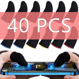 20/40 قطعة غطاء إصبع الألعاب أذرع التحكم في ألعاب الفيديو مناسبة لـ PUBG LOL المضادة للعرق خدش شاشة تعمل باللمس لعبة إصبع الإبهام غطاء قفاز
