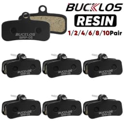 BUCKLOS الراتنج مكبح قرصي الوسادة ل SHIMANO D02S مقاومة للاهتراء الفرامل الهيدروليكية منصات الفرامل الجبلية ل N03A H03A الدراجات أجزاء
