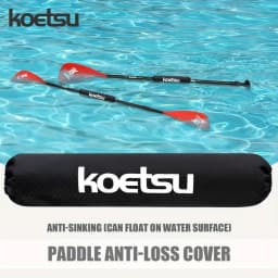 KOETSU مجداف الطفو كم أسود 420D PU نمط كرة القدم المتين EPE رغوة يمنع غرق لقارب الكاياك Paddleboard