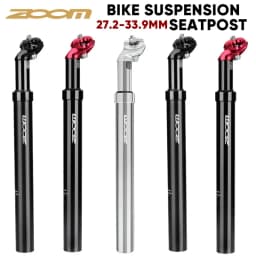 ZOOM دراجة تعليق Seatpost 27.2/31.6/28.6/30.4/30.8/33.9 مللي متر الجبلية مقعد تعليق أنبوب 350 مللي متر امتصاص الصدمات مقعد آخر أجزاء الدراجة