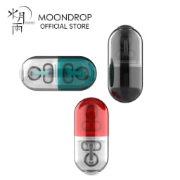 سماعات أذن مفتوحة MOONDROP PILL OWS بتقنية البلوتوث 6.0، سماعات أذن معلقة، مقاومة للماء IPX4، سماعات لاسلكية مفتوحة مع تقنية الذكاء الاصطناعي وإلغاء الضوضاء